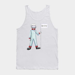 Retro Astronaut - Be Kind Tank Top